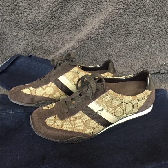 Coach Shoes - Coach Brown Kelson Signature Shoe